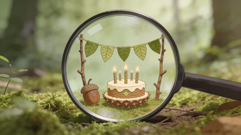 décor anniversaire éco